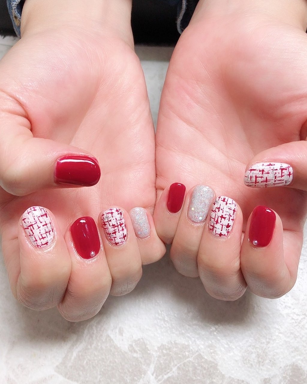 秋 冬 クリスマス デート ハンド Salon D Sのネイルデザイン No ネイルブック