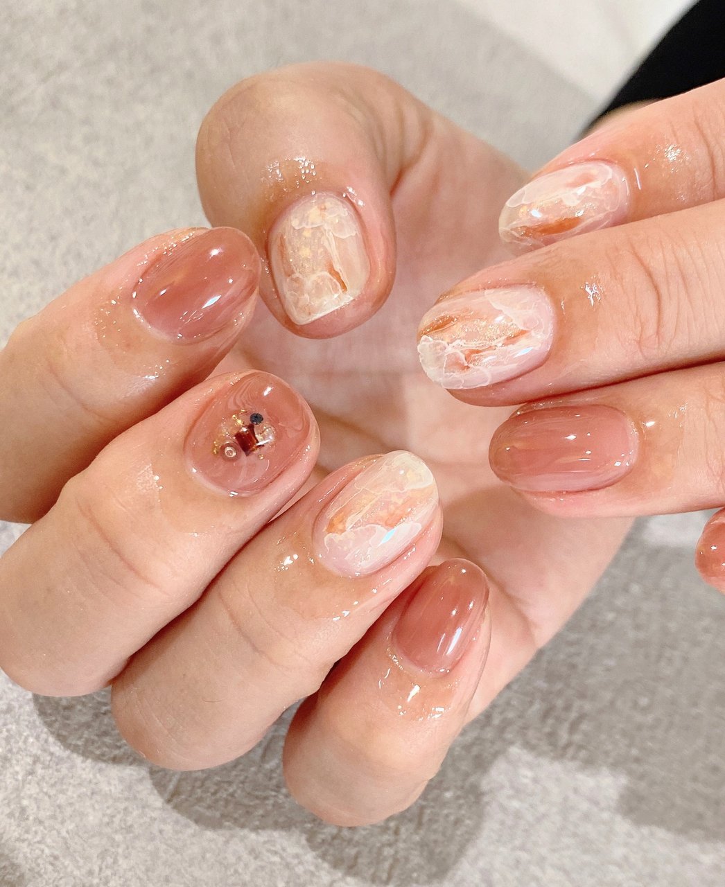 春 冬 オールシーズン オフィス ハンド Nb21af93e5のネイルデザイン No ネイルブック