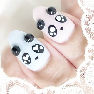 ぴえん顔ネイルパーツ ぴえんのネイルデザイン｜ネイルブック
