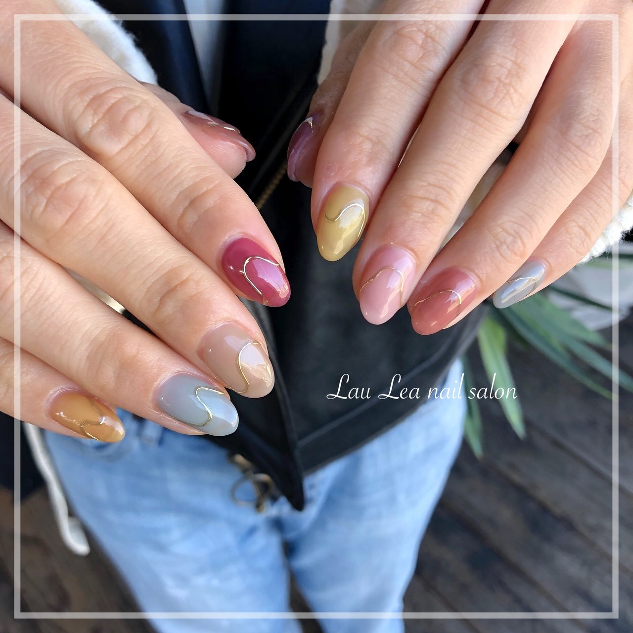 春 秋 冬 オールシーズン ハンド Lau Lea Nail Salonのネイルデザイン No ネイルブック