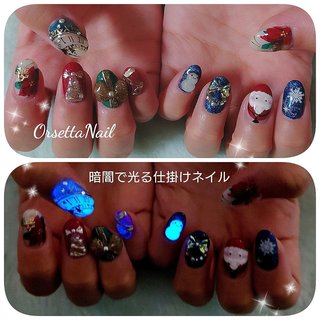 人気順 クリスマスリースネイルのネイルデザイン 6ページ目 ネイルブック