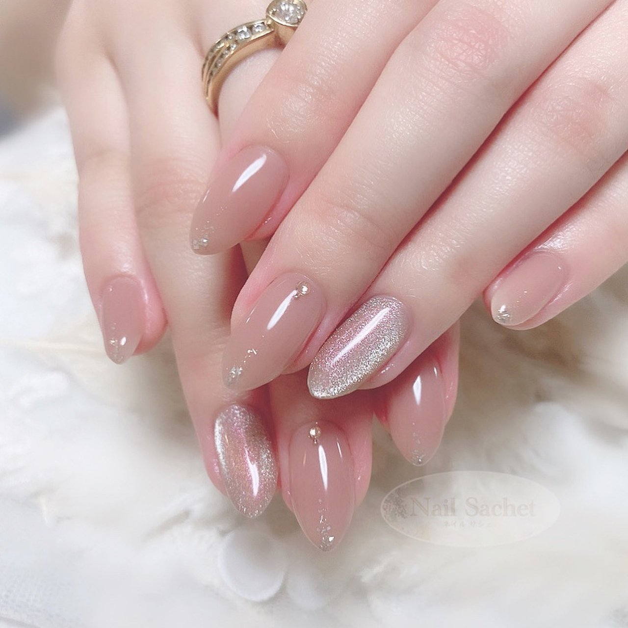 冬 オールシーズン お正月 クリスマス シンプル 東京nailsachet ネイルサシェのネイルデザイン No ネイルブック