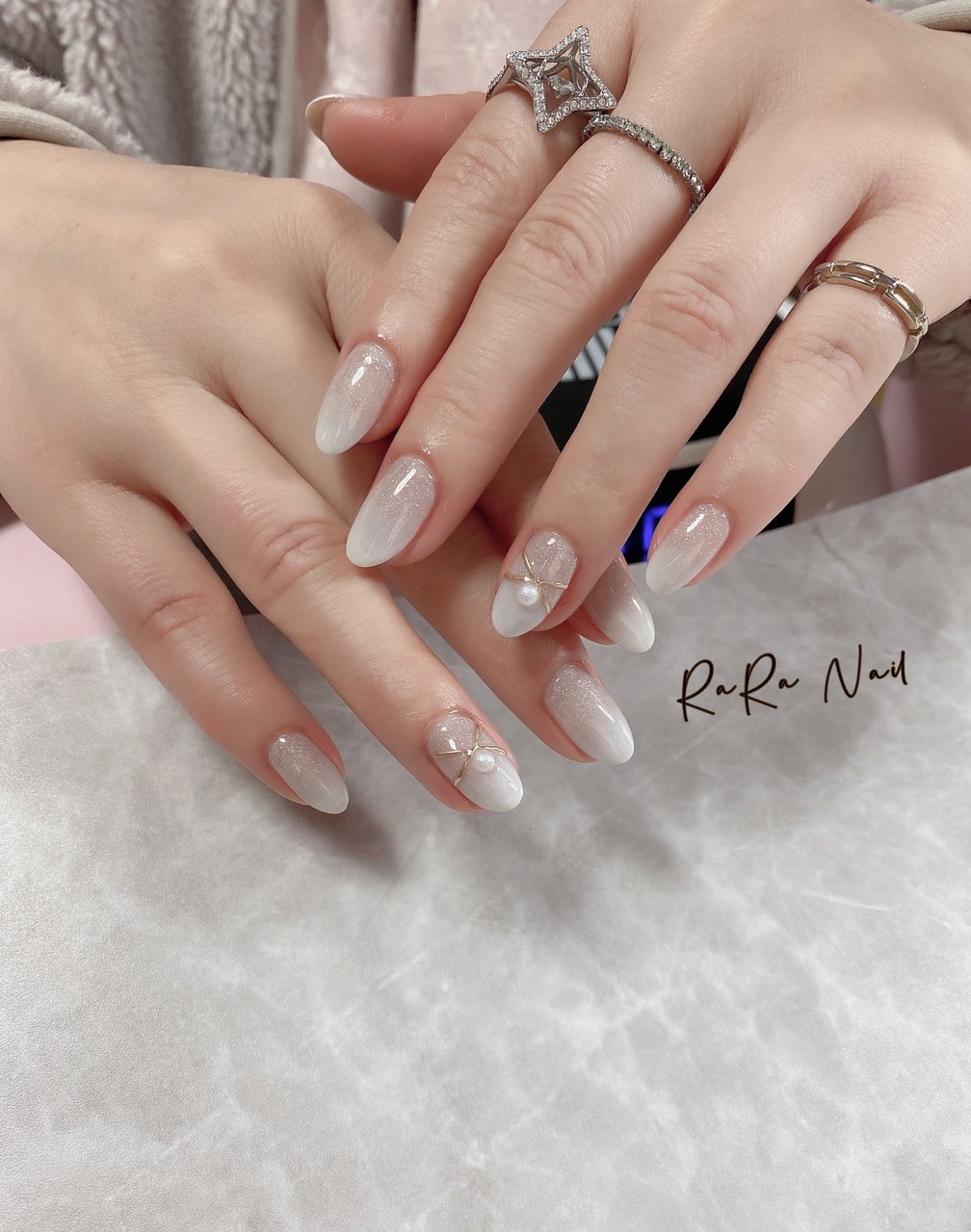 春 オフィス ブライダル ハンド グラデーション Rara Nailのネイルデザイン No ネイルブック