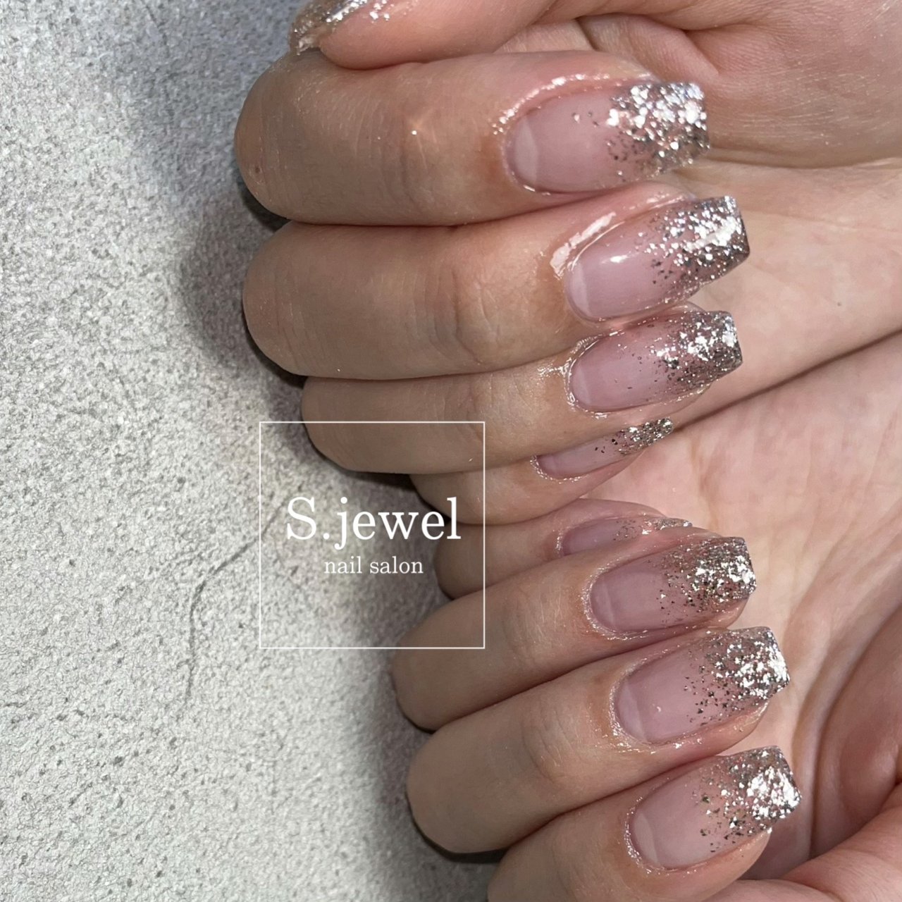 クリスマス グラデーション ラメ S Jewelのネイルデザイン No ネイルブック