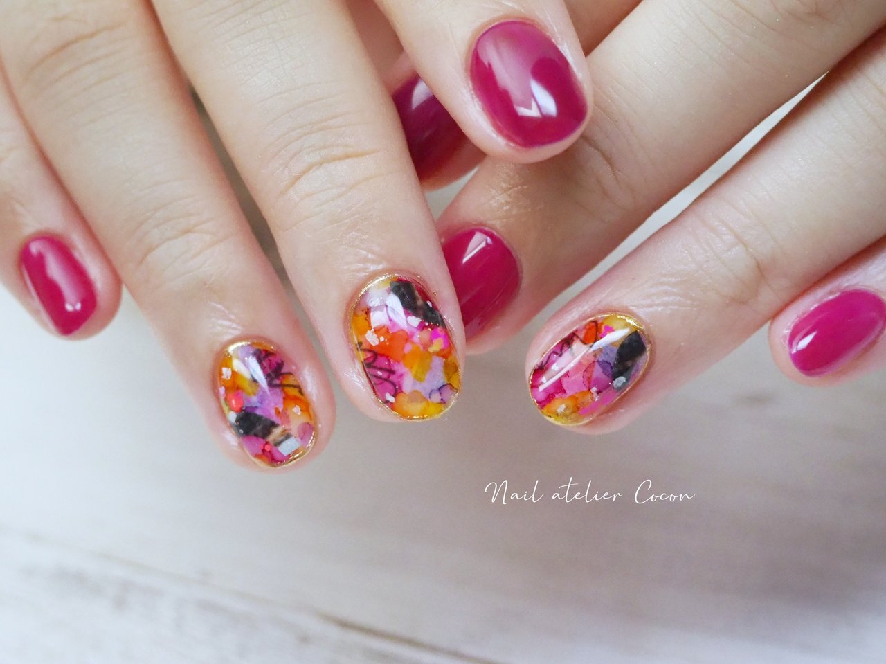 オールシーズン デート 女子会 ハンド ニュアンス Nailateliercoconのネイルデザイン No ネイルブック