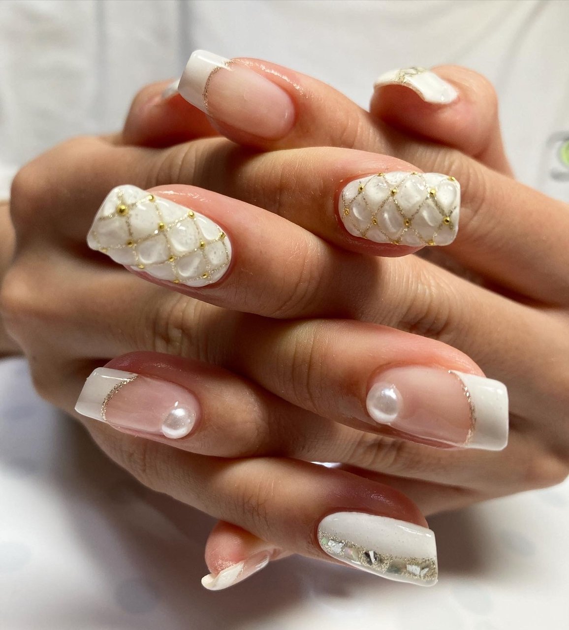 秋 冬 クリスマス ハンド フレンチ Nail Yukkoのネイルデザイン No ネイルブック