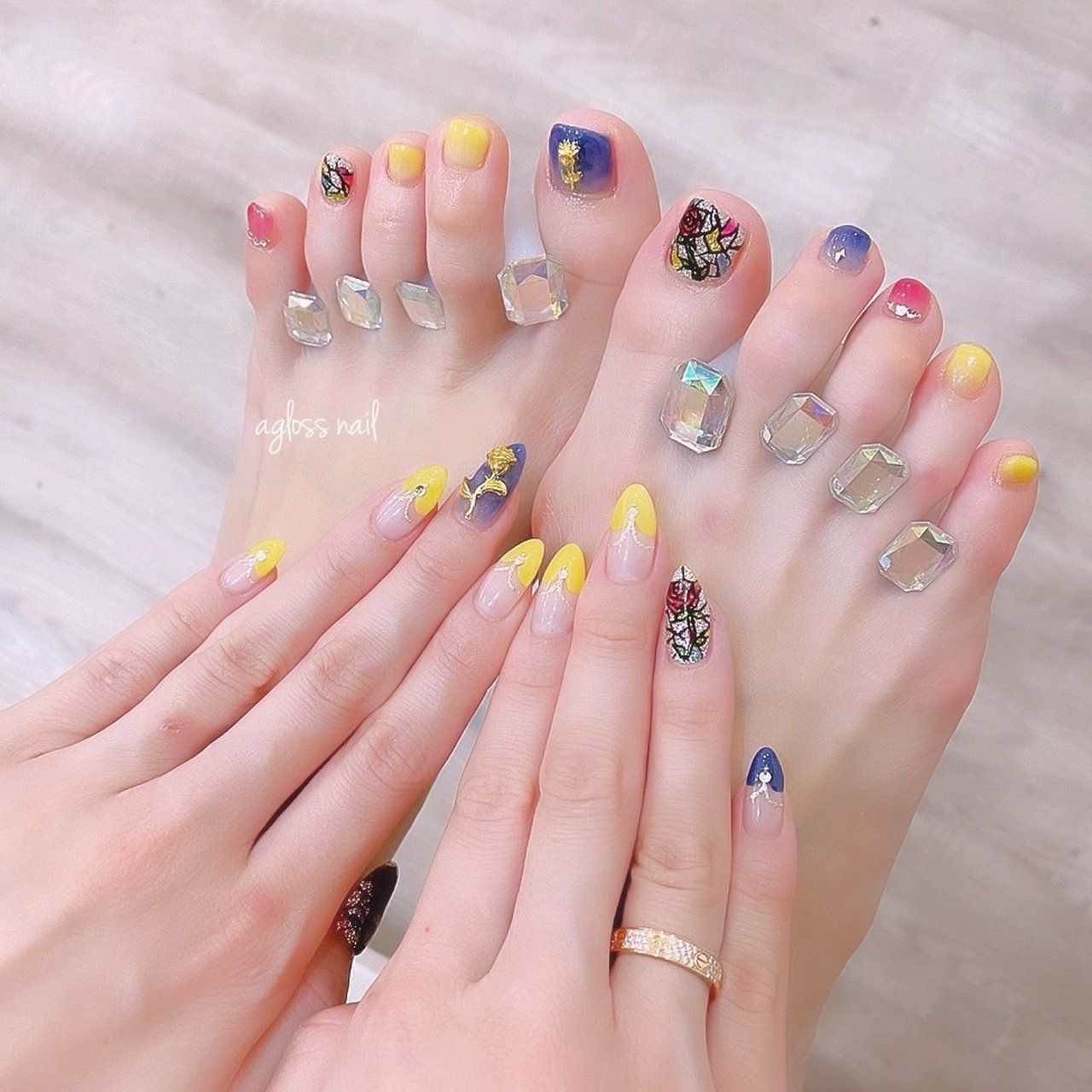 春 夏 秋 冬 フット Agloss Nailのネイルデザイン No ネイルブック