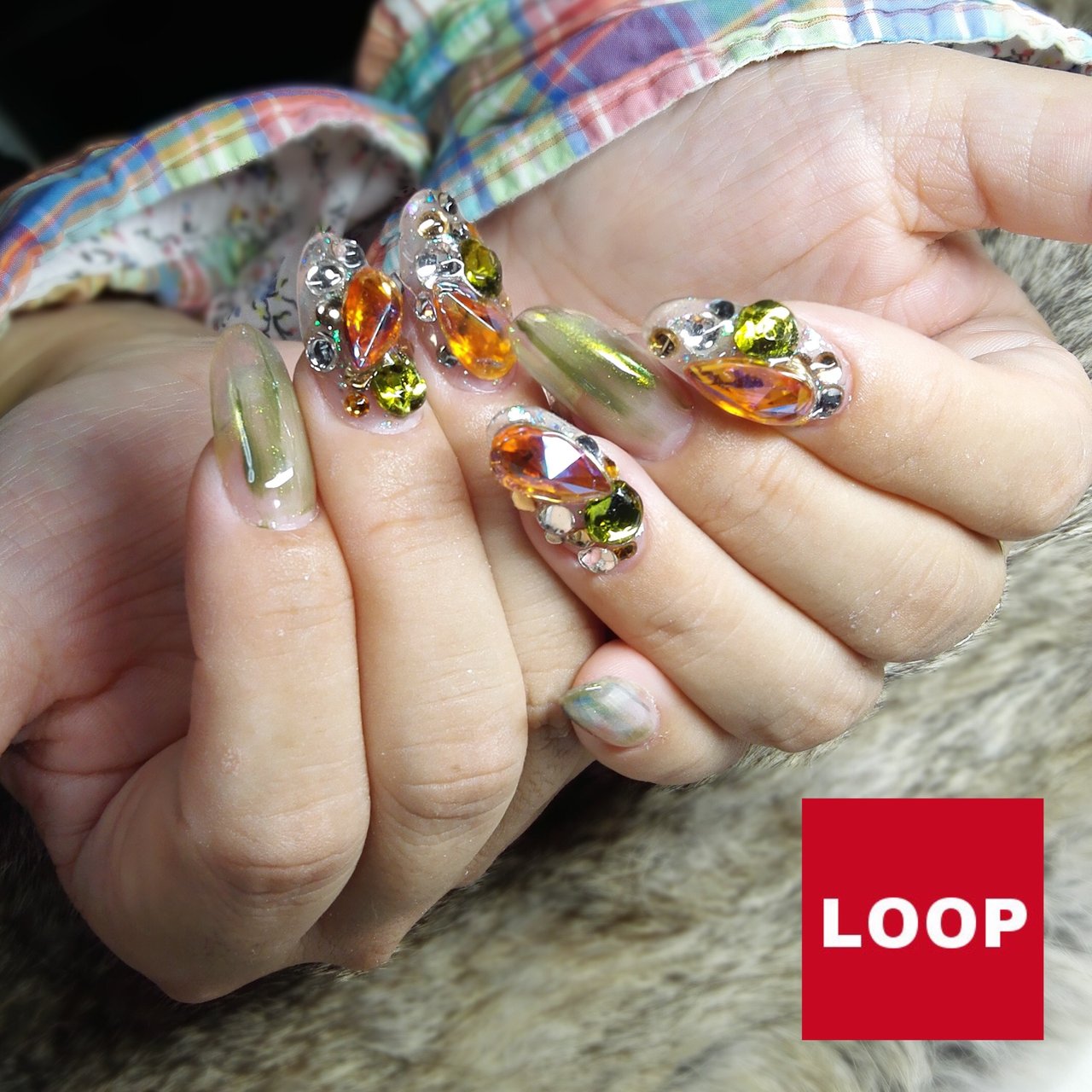 秋 冬 ライブ ハロウィン ハンド Loopのネイルデザイン No ネイルブック