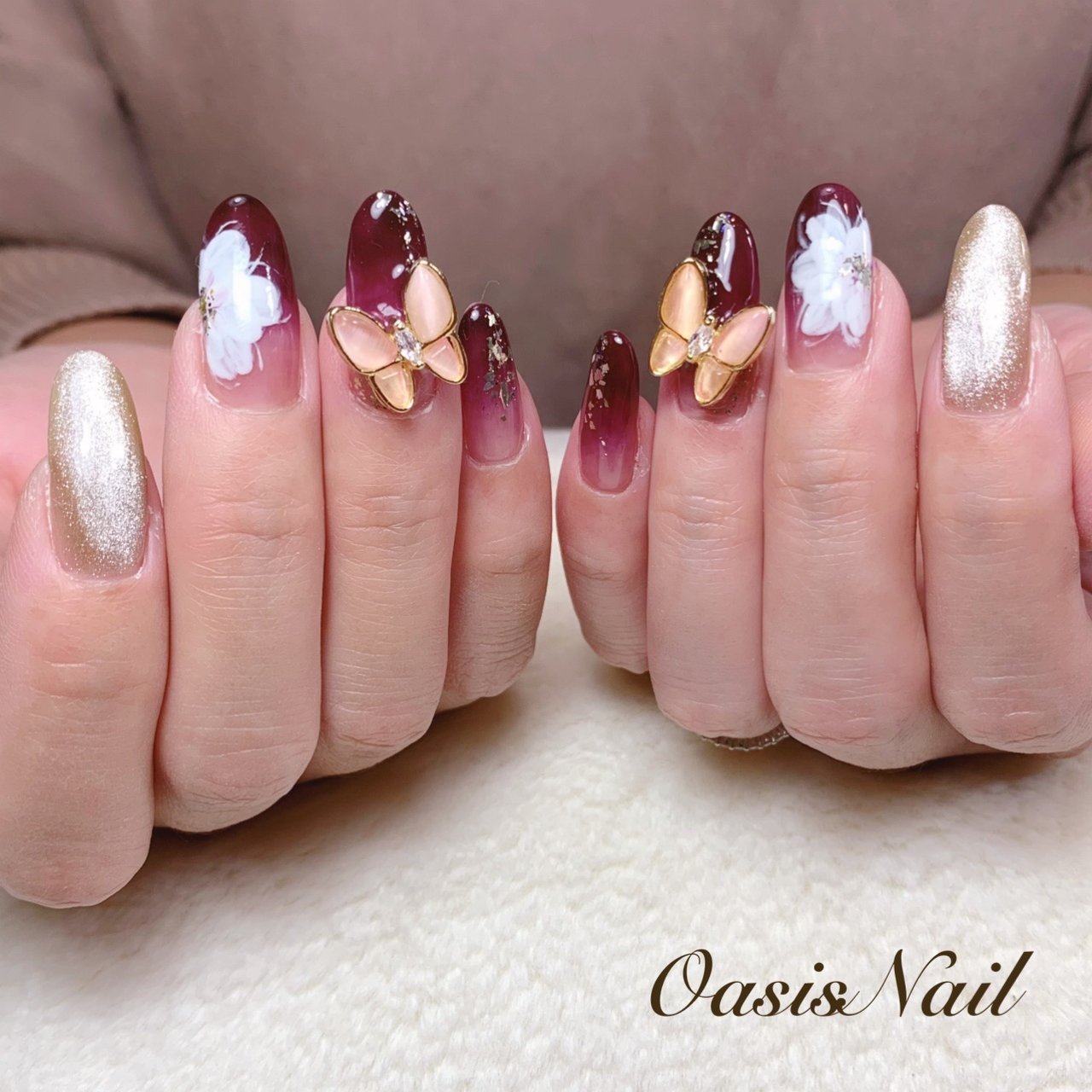 オールシーズン パーティー デート 女子会 ハンド Oasis Nailのネイルデザイン No ネイルブック