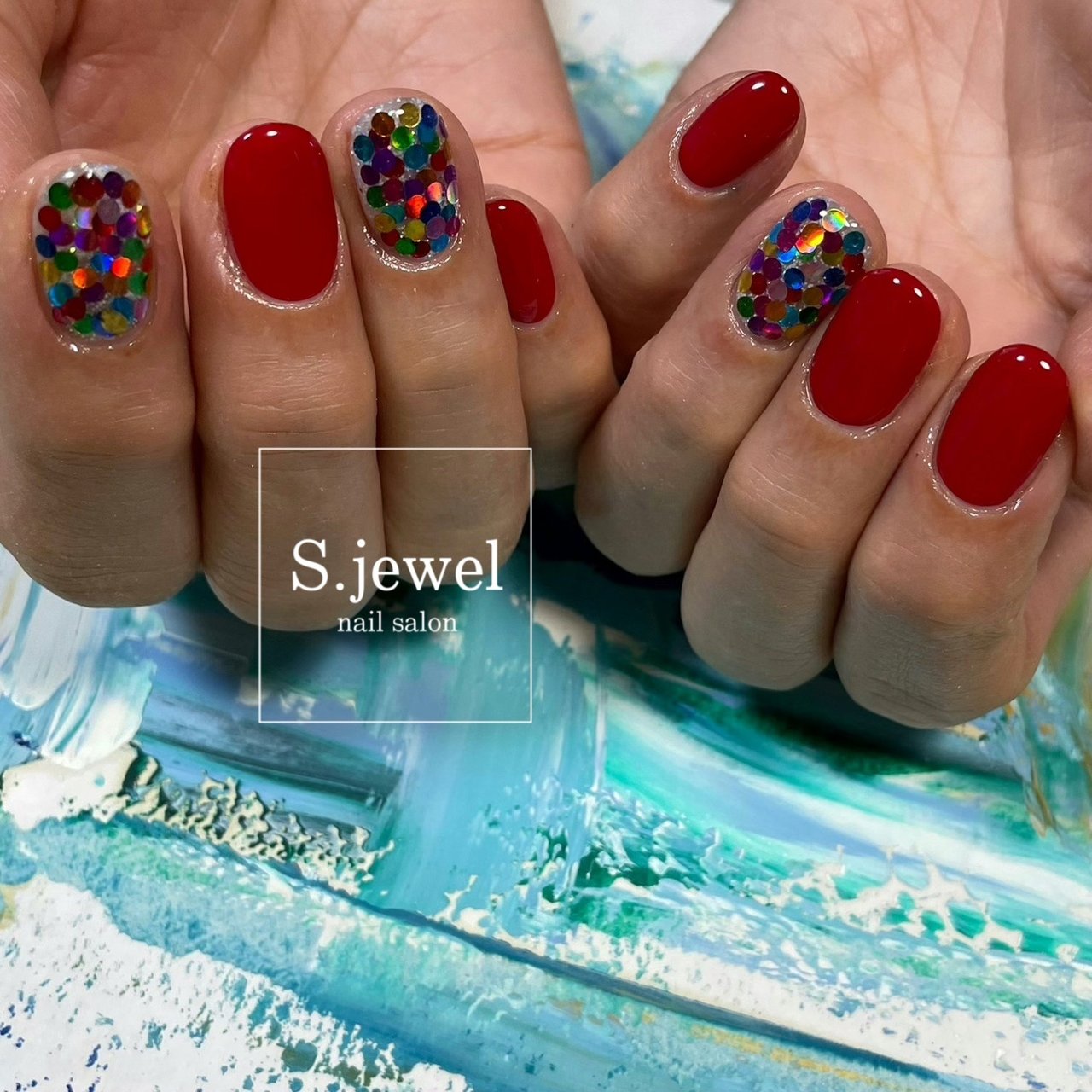 お正月 ホログラム S Jewelのネイルデザイン No ネイルブック
