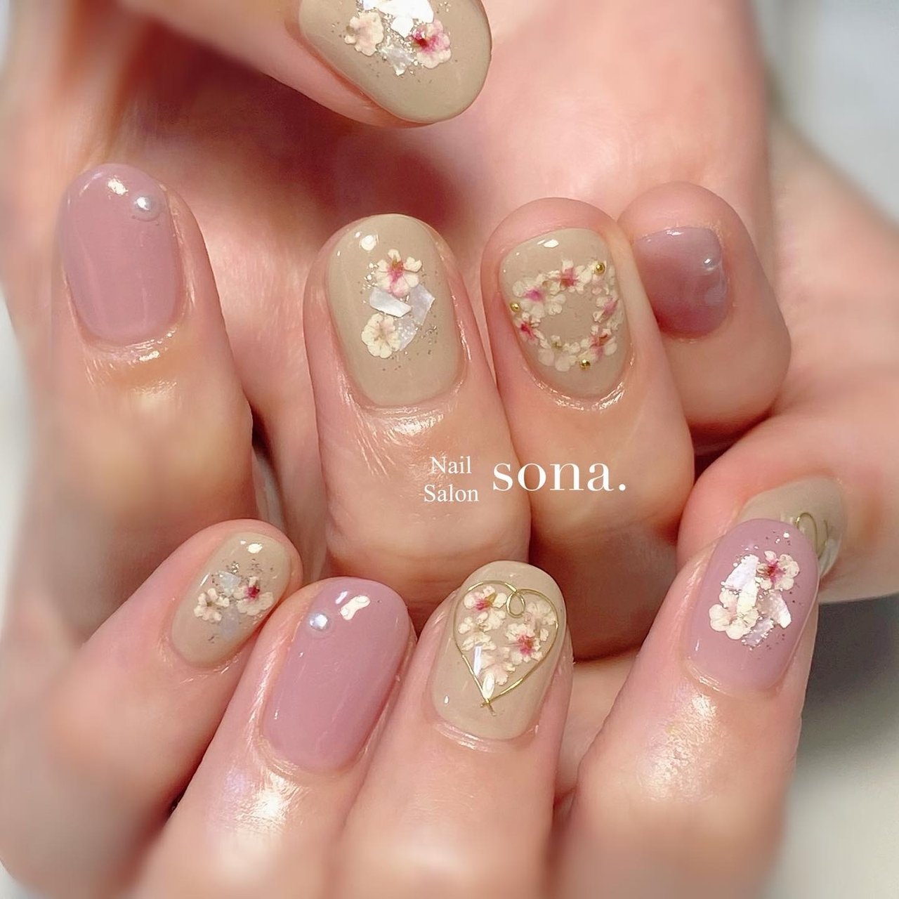 冬 オールシーズン オフィス ブライダル ハンド Sona ソナ のネイルデザイン No ネイルブック