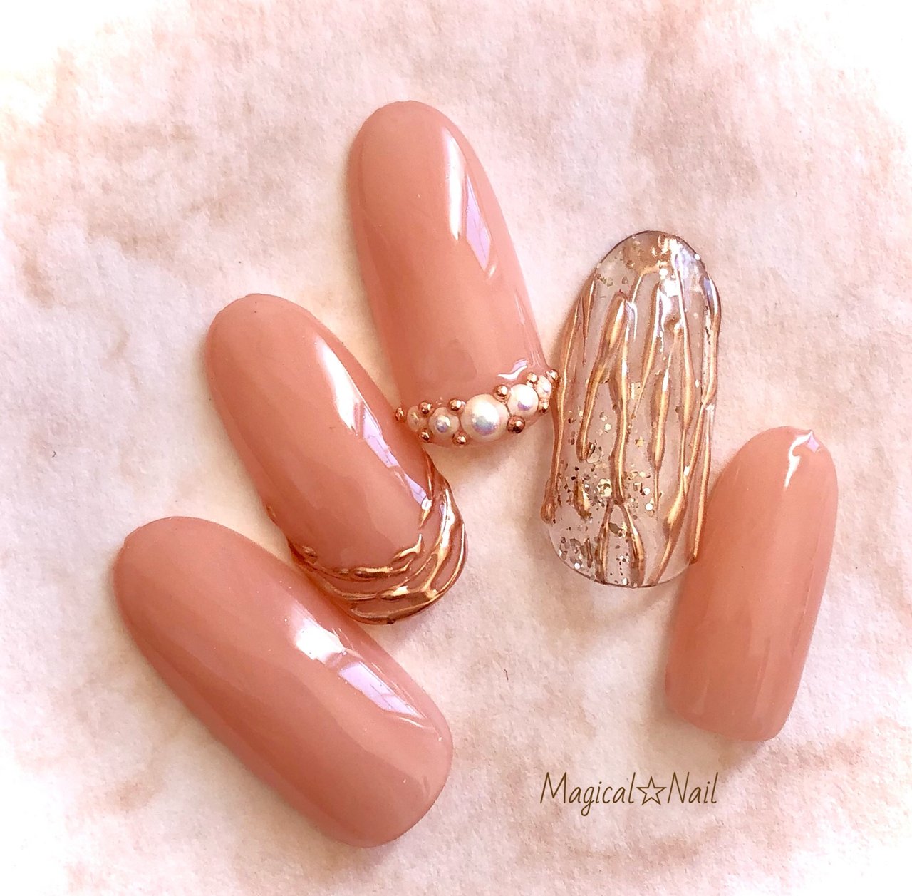 冬 オールシーズン バレンタイン クリスマス ハンド Magical Nailのネイルデザイン No ネイルブック