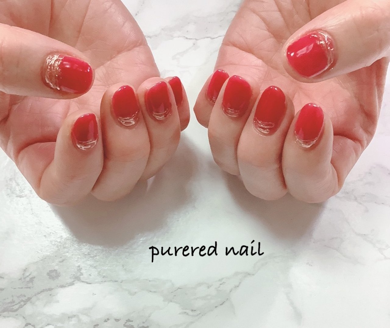 冬 ハンド シンプル ワンカラー ミラー 今内知津子のネイルデザイン No ネイルブック