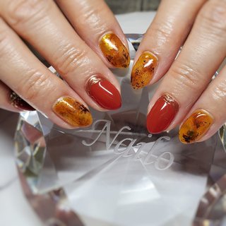 おすすめ順 秋 簡単ネイルアートのネイルデザイン ネイルブック