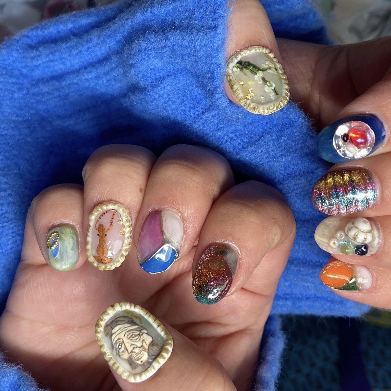 オールシーズン ハンド 痛ネイル キャラクター マグネット Nailbios Tomo のネイルデザイン No ネイルブック