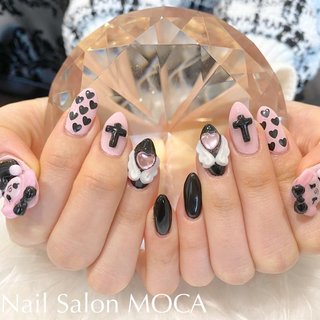 人気順 ブラック 黒 ピンク ブラックネイルのネイルデザイン ネイルブック