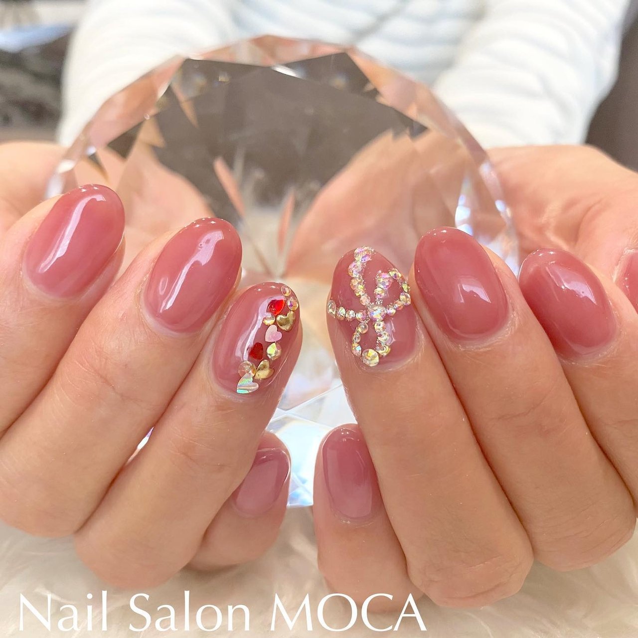 オールシーズン パーティー デート 女子会 ハンド Nail Salon Mocaのネイルデザイン No ネイルブック