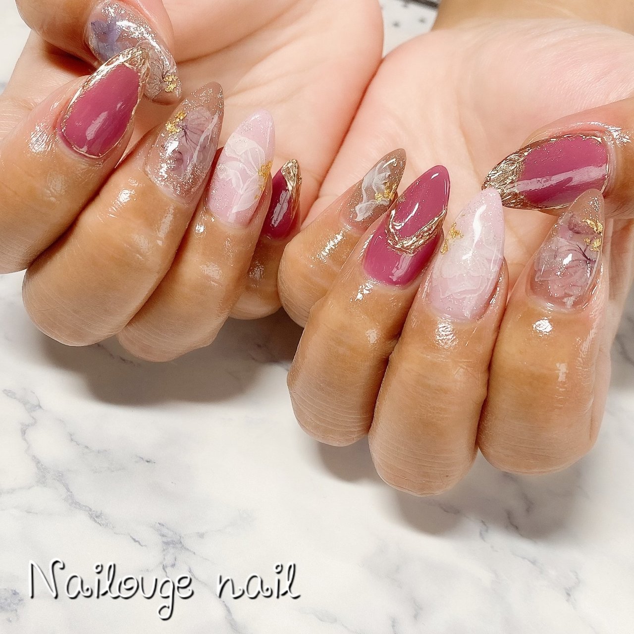 秋 冬 オールシーズン デート ハンド Nailsalon Nailougeのネイルデザイン No ネイルブック