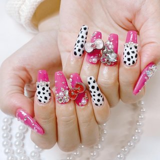 3dネイルパーツ ダルメシアン シカ 赤ちゃん ネイルパーツ アニマル