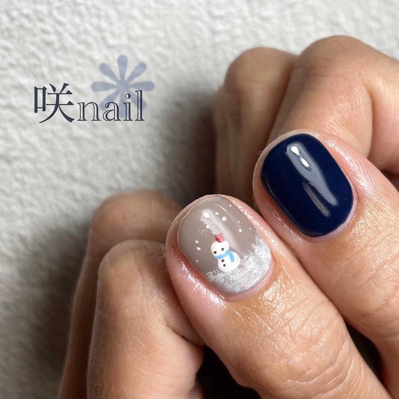 冬 クリスマス デート 女子会 ハンド 咲nail サキネイル のネイルデザイン No ネイルブック