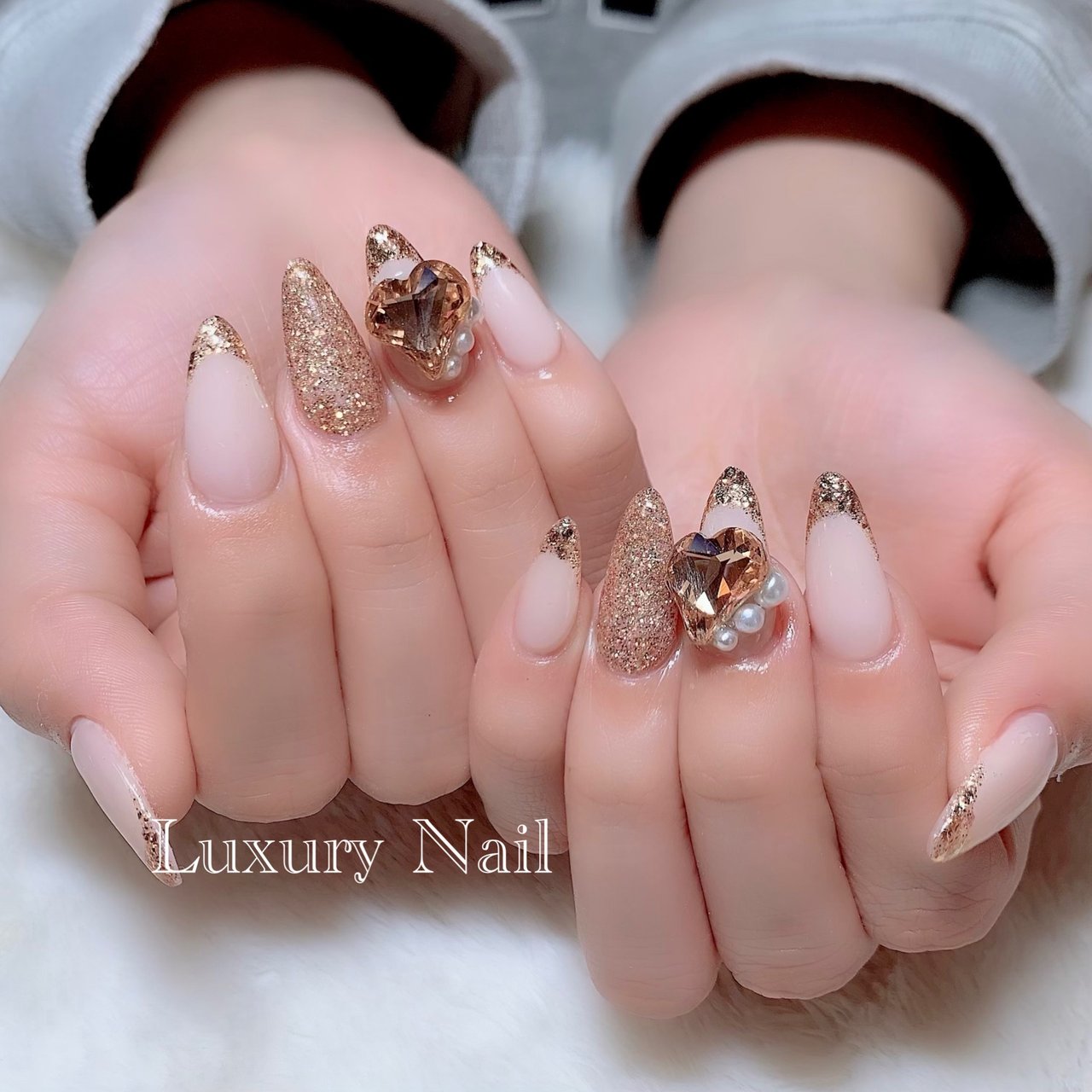 オールシーズン クリスマス ブライダル パーティー ハンド ちいやんのネイルデザイン No 668 ネイルブック