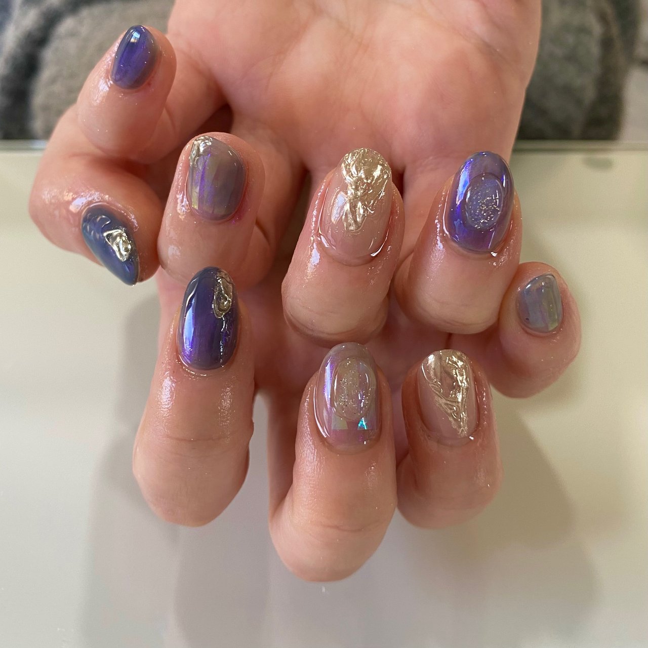 夏 冬 オールシーズン ハンド ラメ Ms Mamikoのネイルデザイン No ネイルブック