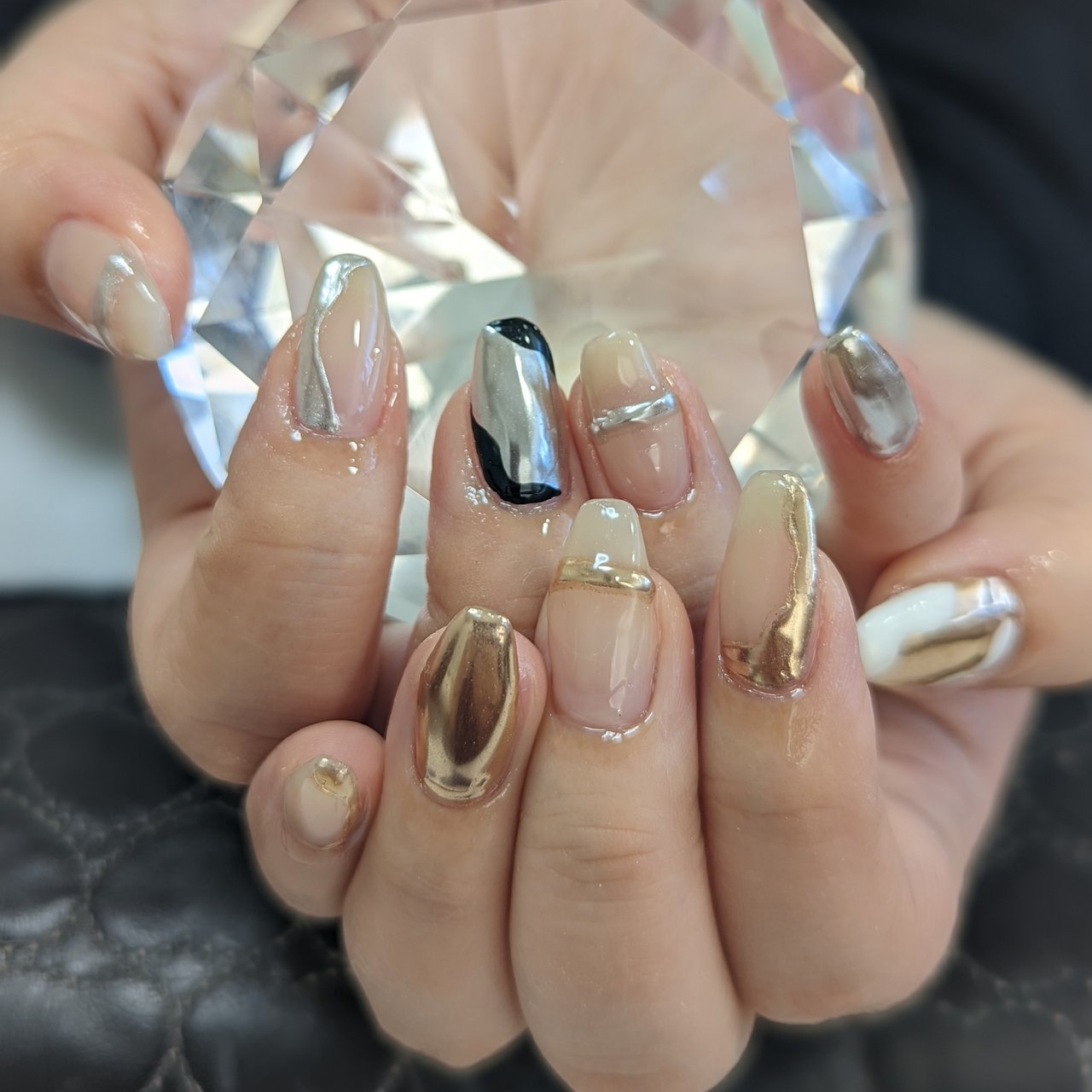 冬 オールシーズン デート 女子会 ハンド 8nail ゆっころのネイルデザイン No ネイルブック