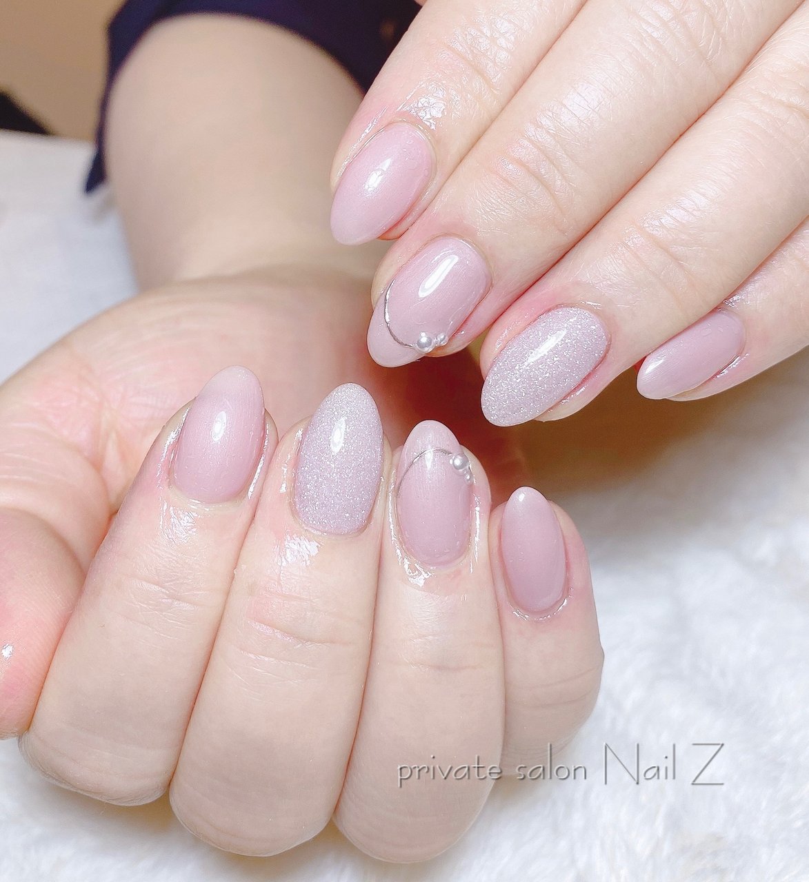 ハンド フレンチ シュガー ミディアム ピンク Nail Z ネイルジー のネイルデザイン No ネイルブック