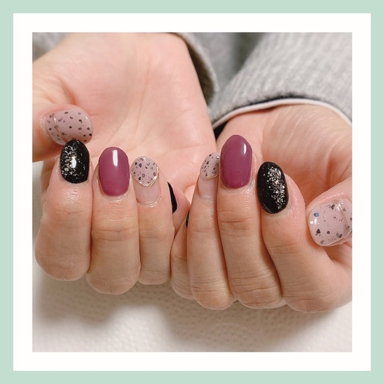 秋 冬 オールシーズン ライブ ハンド Grateful Nails あっちゃんこのネイルデザイン No ネイルブック