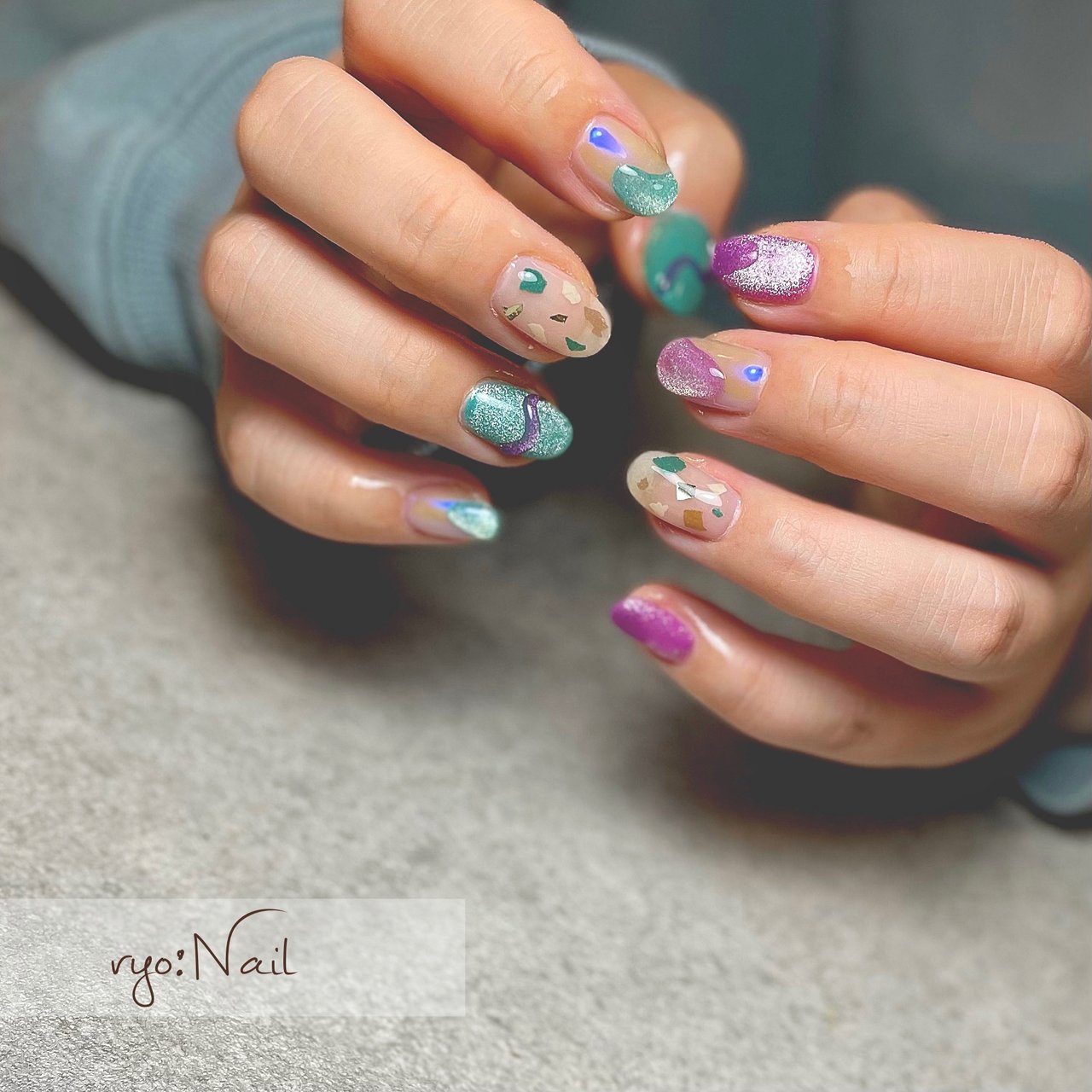 オールシーズン パーティー 女子会 ハンド シンプル Ryo Nailのネイルデザイン No ネイルブック