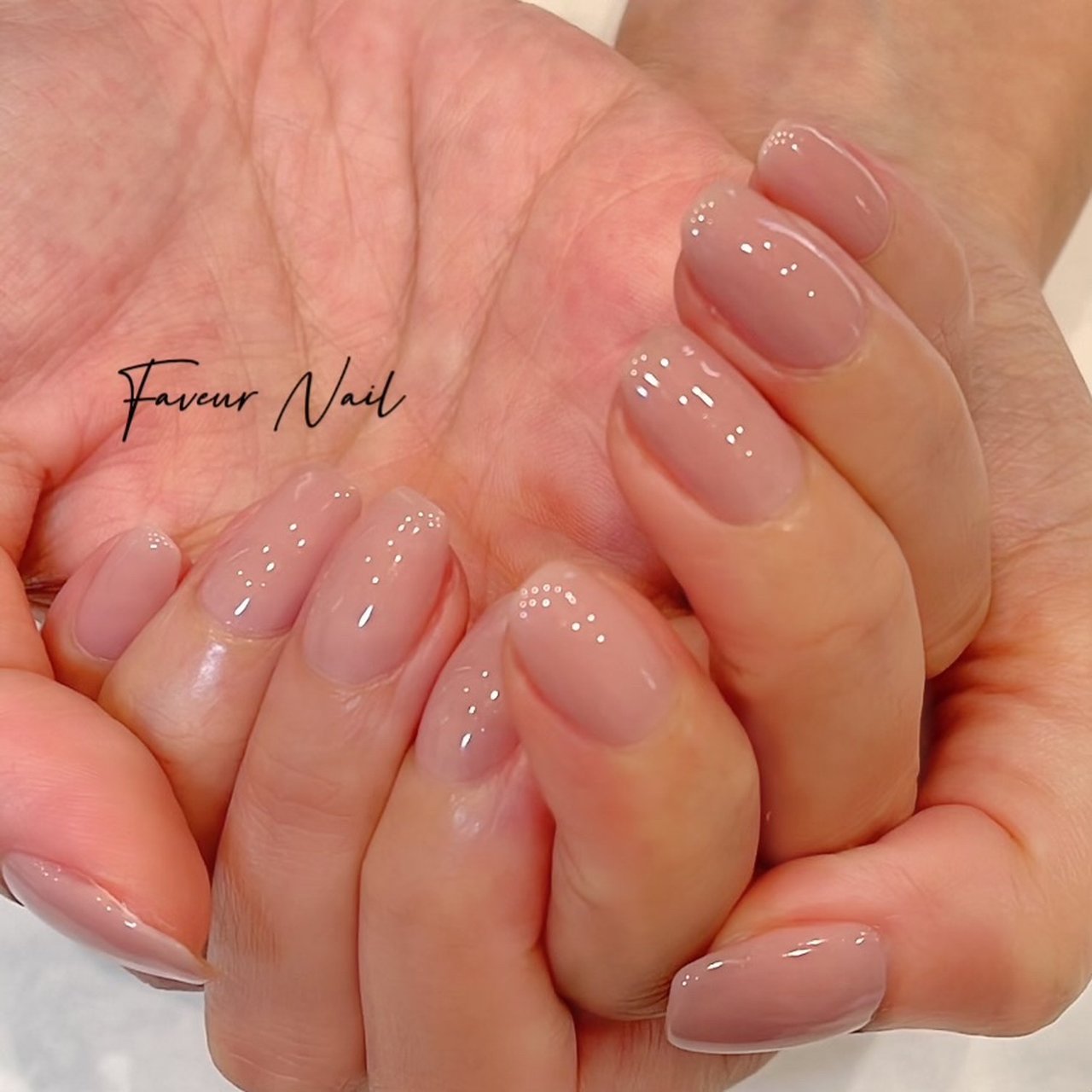 オールシーズン オフィス ハンド シンプル ワンカラー Faveur Nailのネイルデザイン No ネイルブック