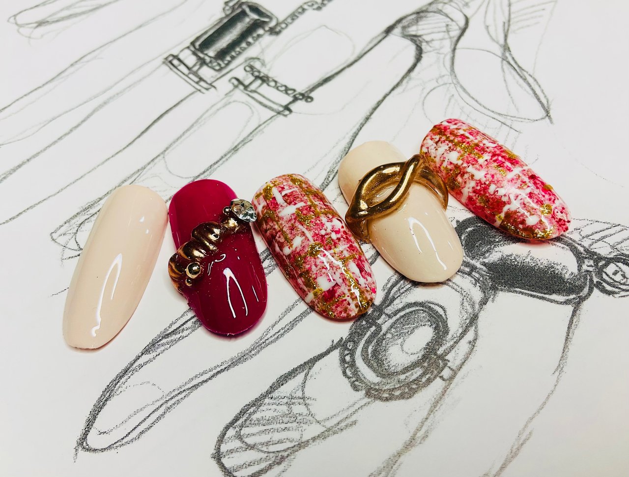 冬 ハンド ネイルチップ Quirky S Nailｰクワーキーズネイルｰのネイルデザイン No ネイルブック