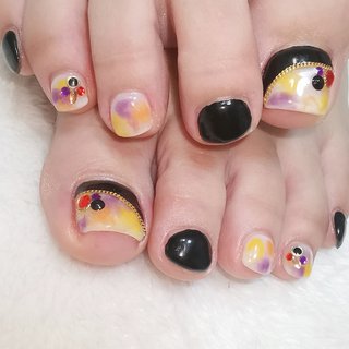 22年 新着順 ハロウィン ペディキュアのネイルデザイン ネイルブック