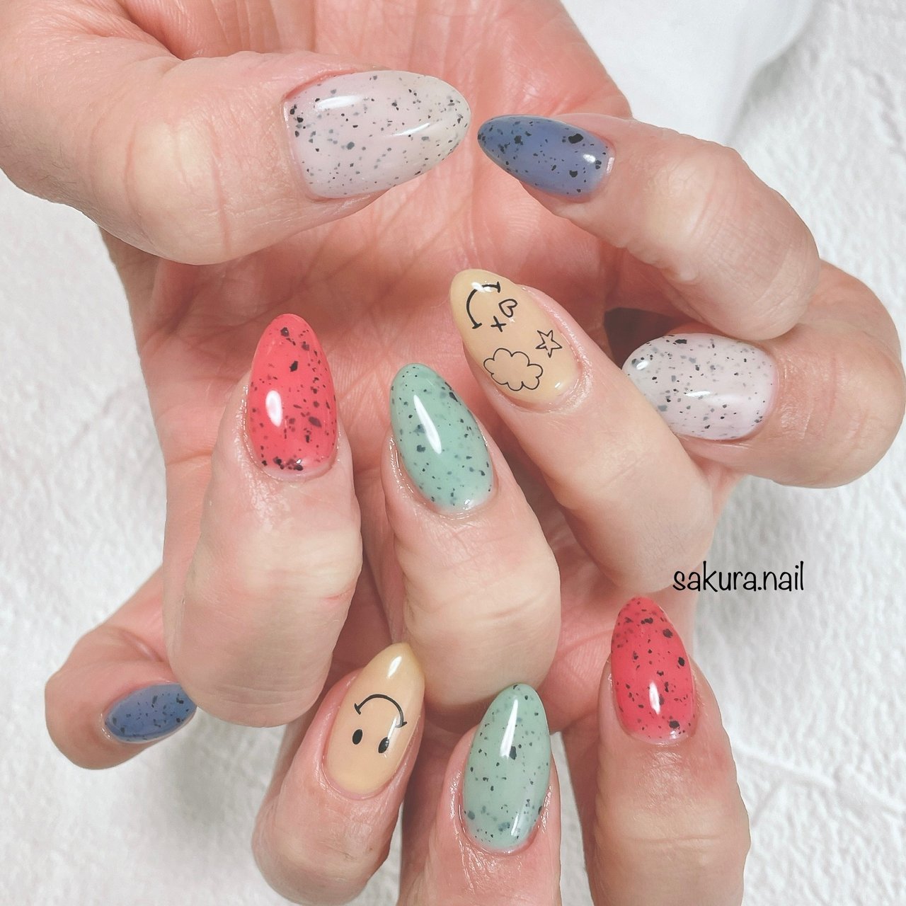 ハンド パステル Sakura Nailのネイルデザイン No ネイルブック
