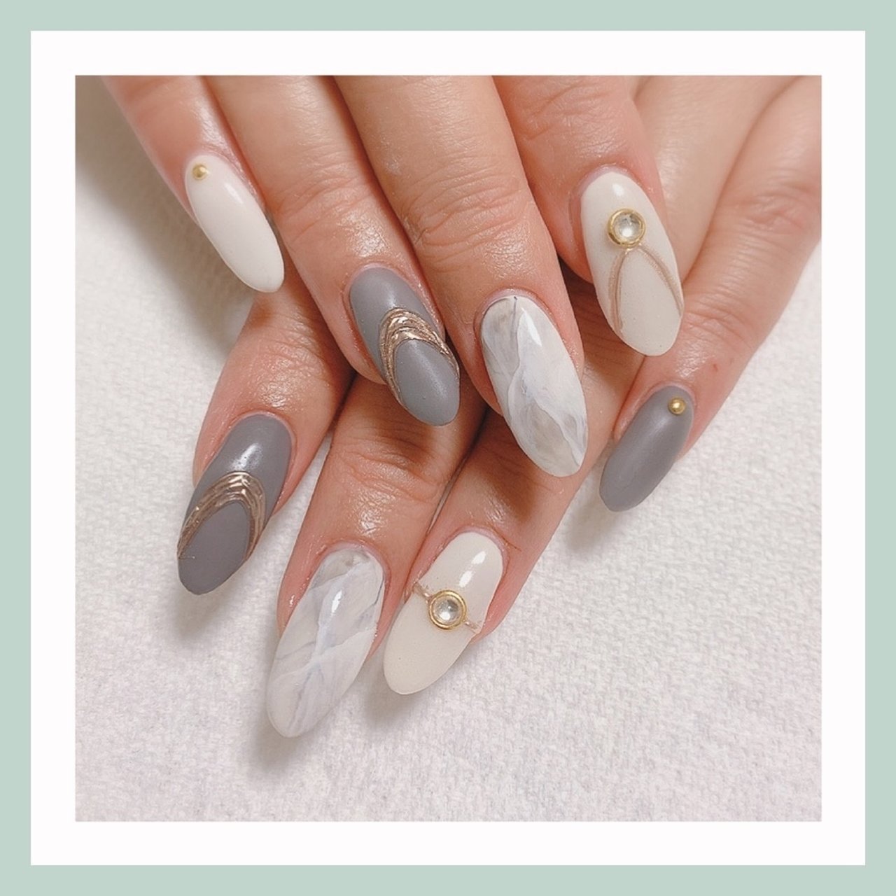 秋/冬/オールシーズン/パーティー/ハンド - Grateful Nails あっちゃん