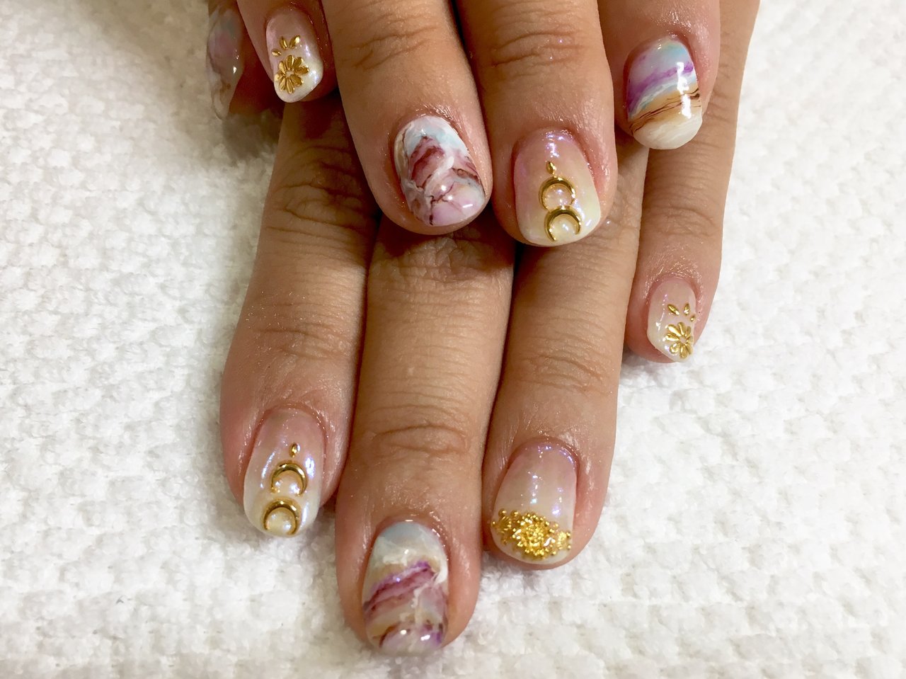 オールシーズン ハンド カラフル ジェルネイル お客様 Ruiのネイルデザイン No ネイルブック