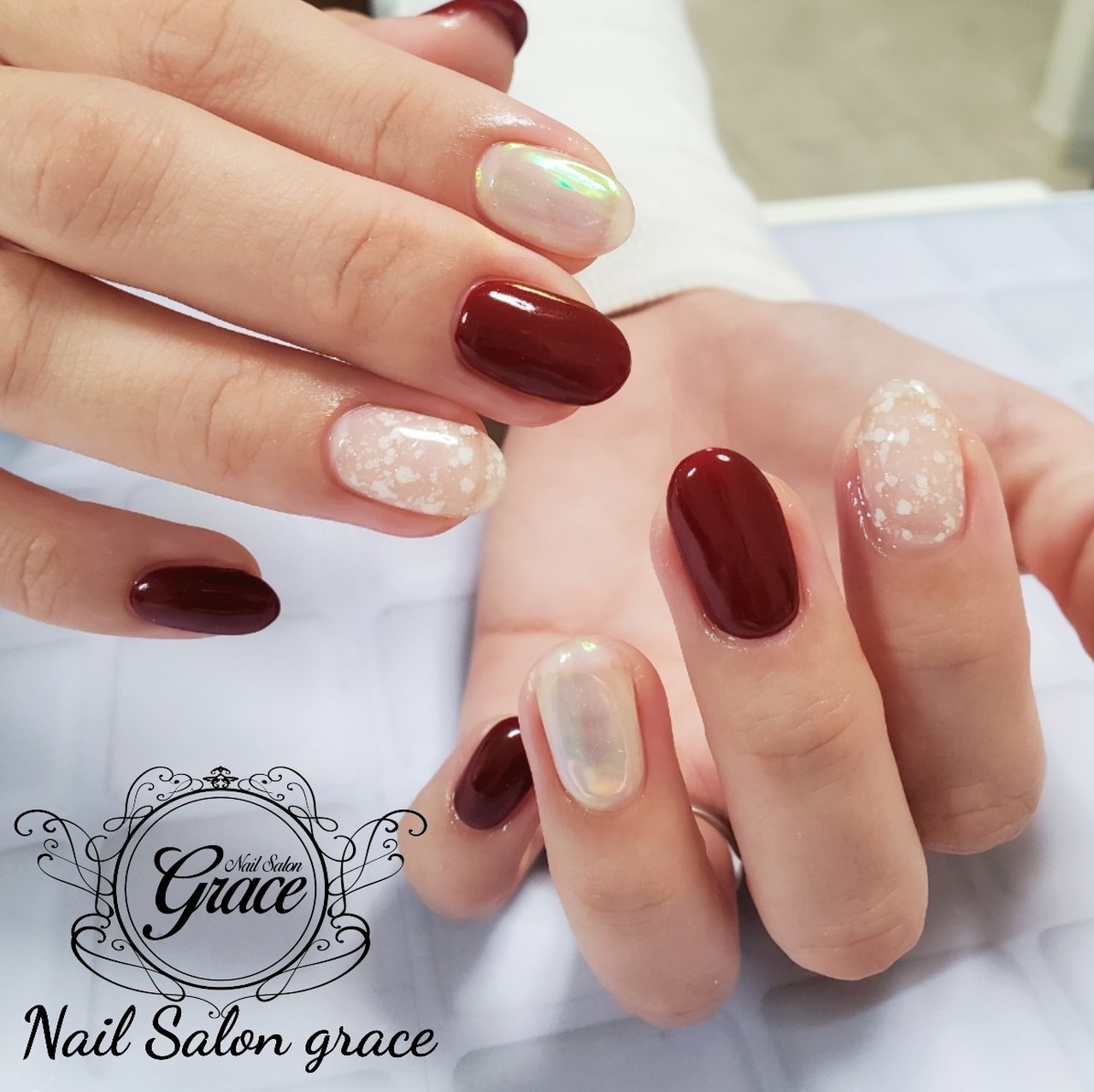 秋 冬 オフィス ハンド シンプル 高松市 Grace グレイス のネイルデザイン No ネイルブック