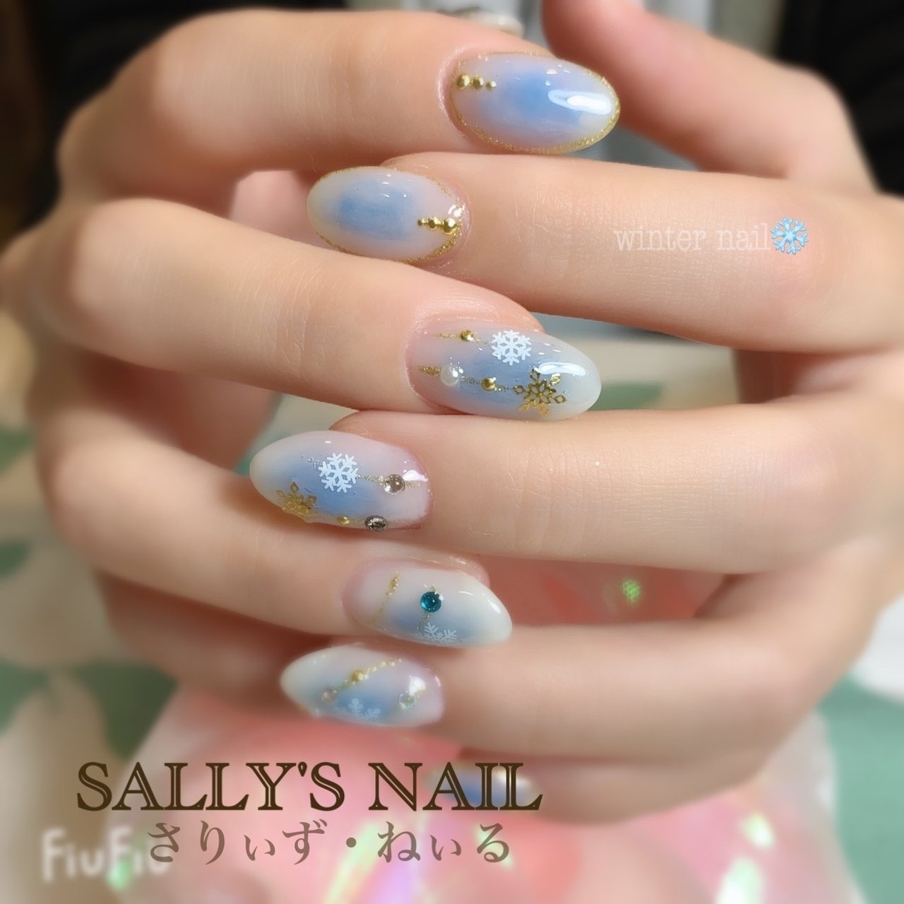 冬 お正月 クリスマス 女子会 ハンド 岡崎市ネイルサロンsally S Nail さりぃず ねぃる リサのネイルデザイン No ネイルブック