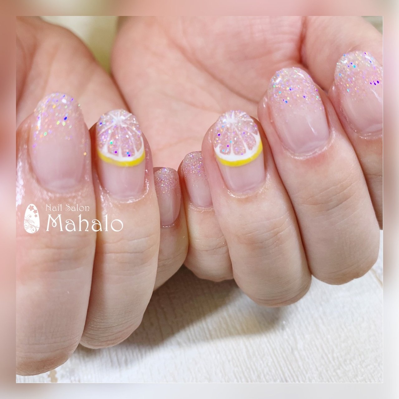 夏 海 リゾート オフィス シンプル Nail Salon Mahaloのネイルデザイン No ネイルブック