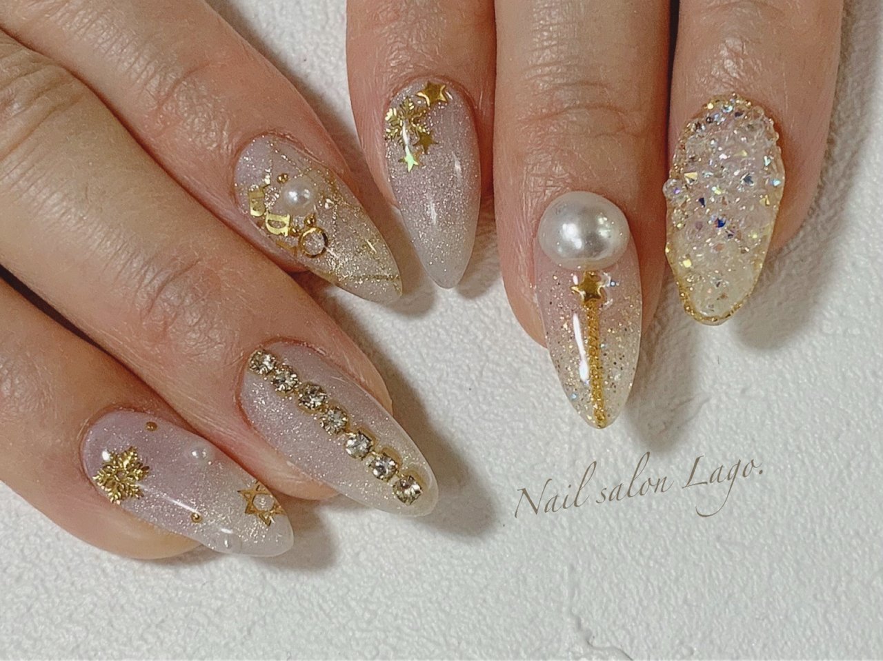 冬/クリスマス/パーティー/女子会/ハンド - NailsalonLagoの