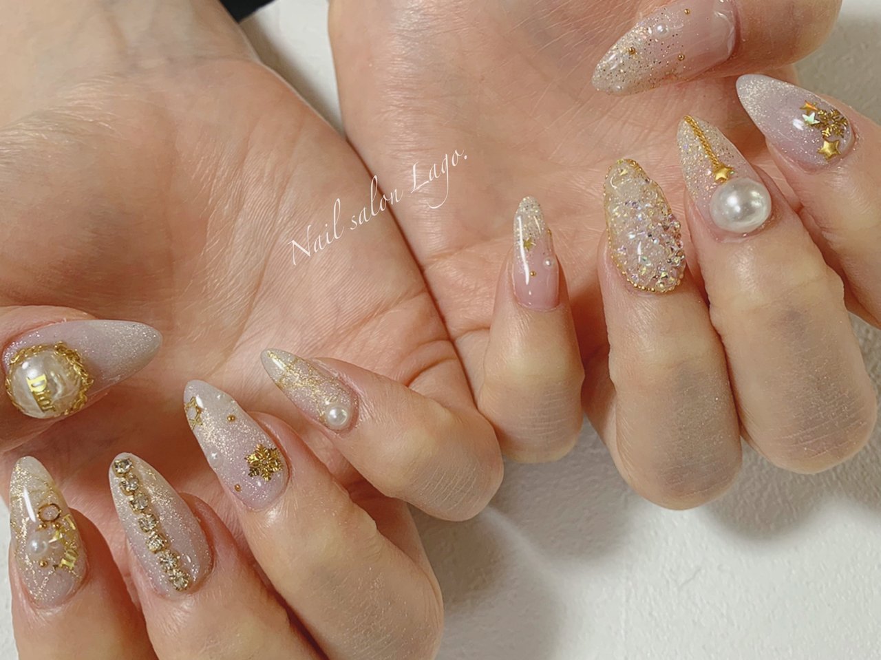 冬/クリスマス/パーティー/女子会/ハンド - NailsalonLagoのネイル