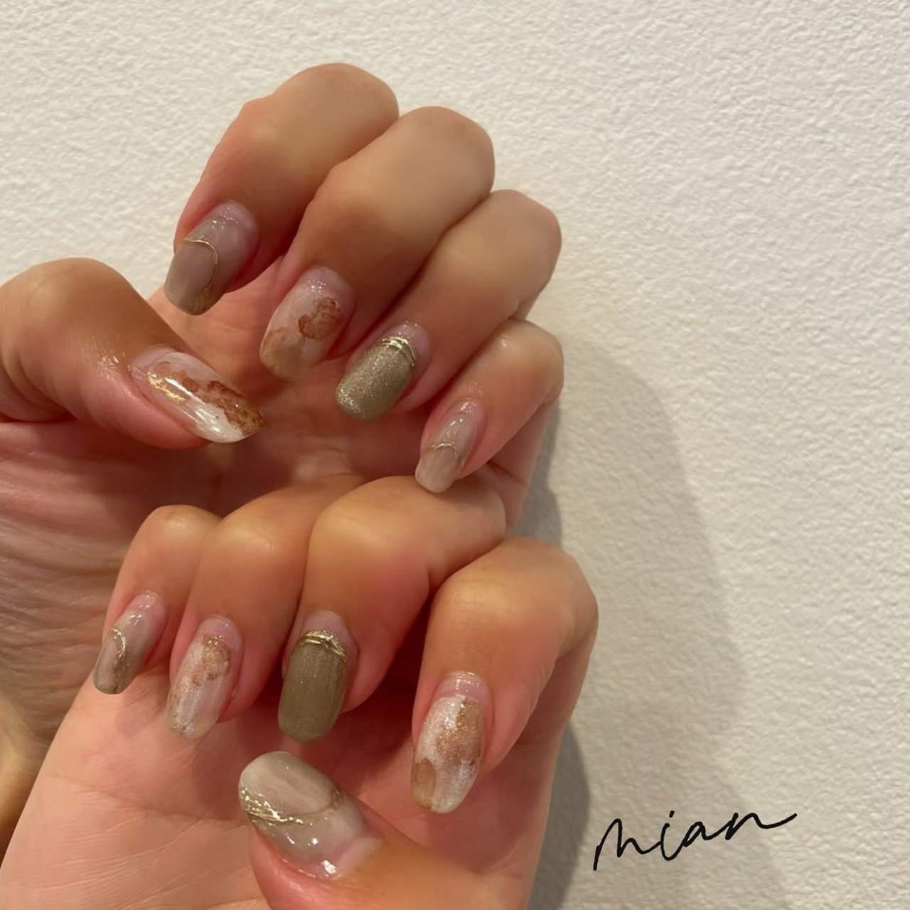 ハンド ジェルネイル Nailsalon Mianのネイルデザイン No ネイルブック