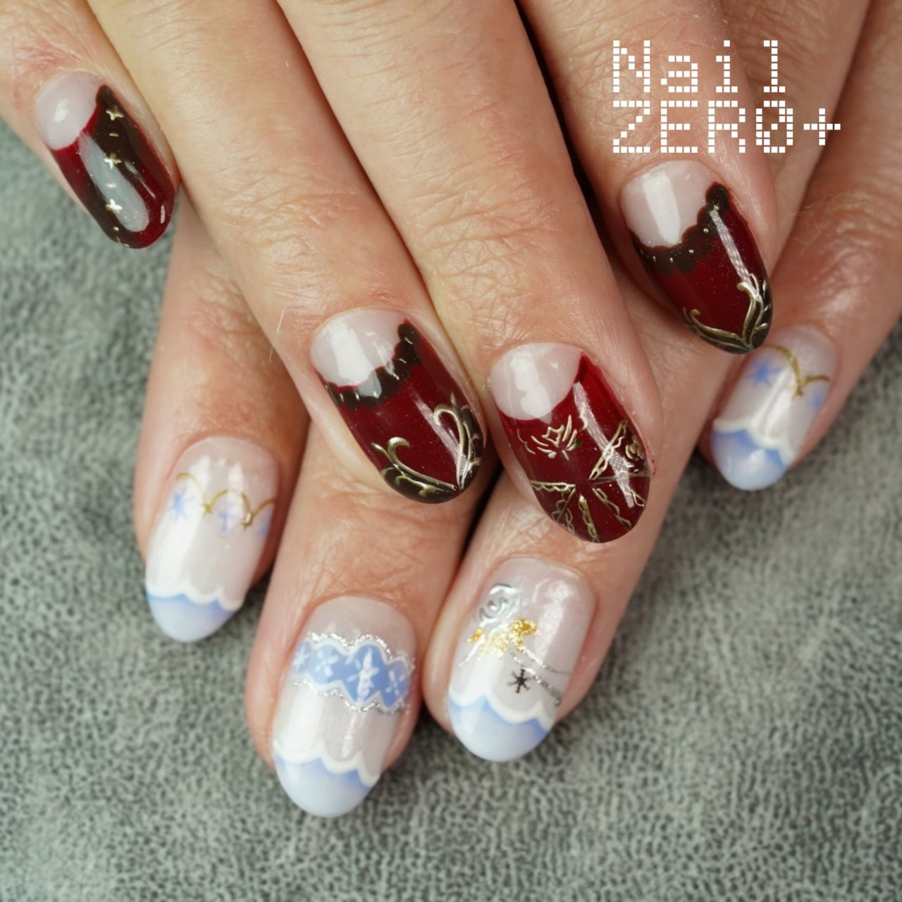 冬 ライブ パーティー 女子会 ハンド 塩見隼人 池袋 ネイルゼロプラスのネイルデザイン No ネイルブック