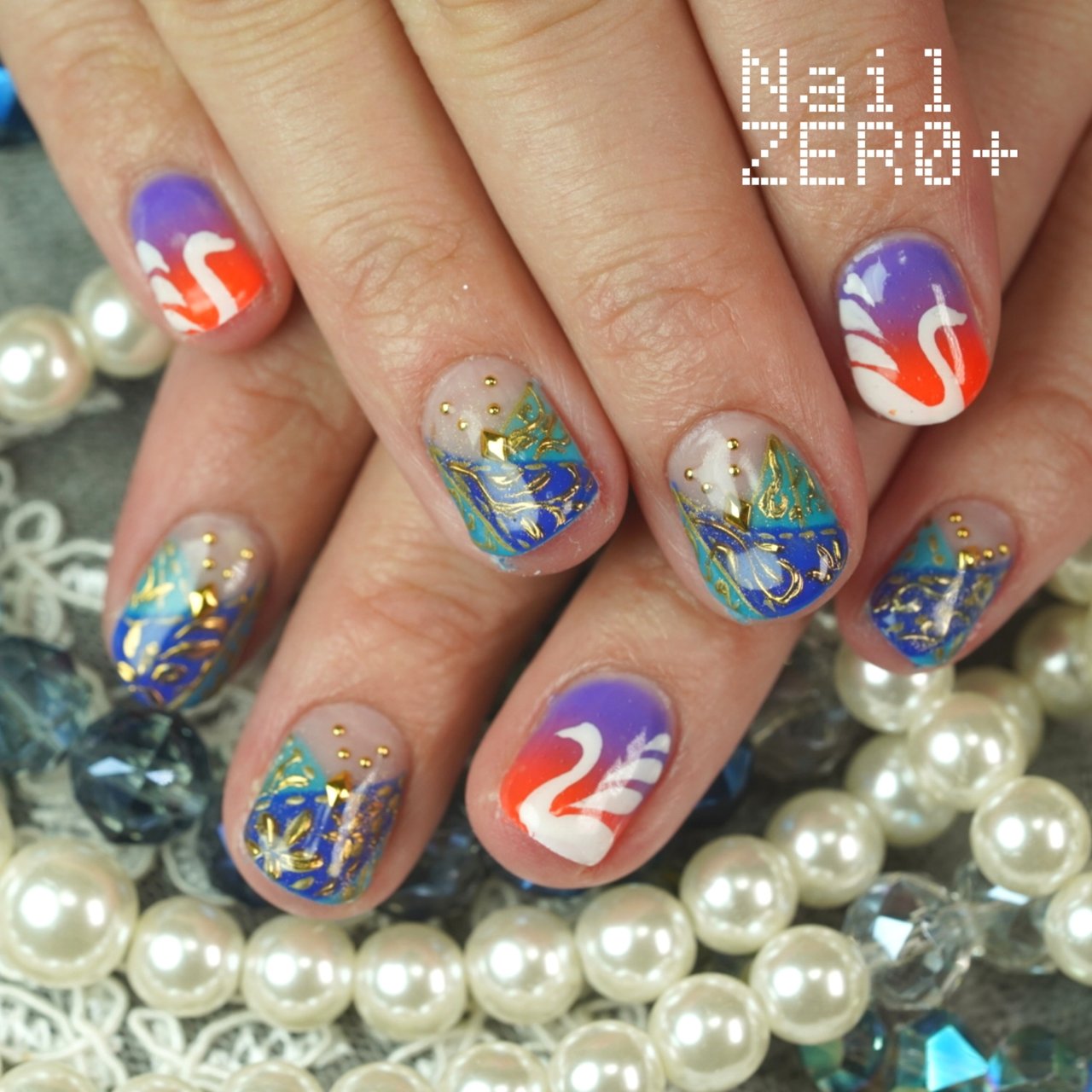 オールシーズン ライブ パーティー ハンド グラデーション 塩見隼人 池袋 ネイルゼロプラスのネイルデザイン No ネイルブック