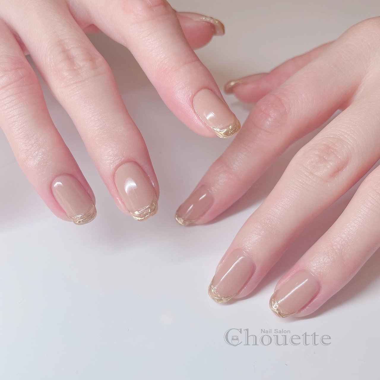 冬 オールシーズン オフィス ブライダル ハンド Yuko Nail Chouetteのネイルデザイン No ネイルブック