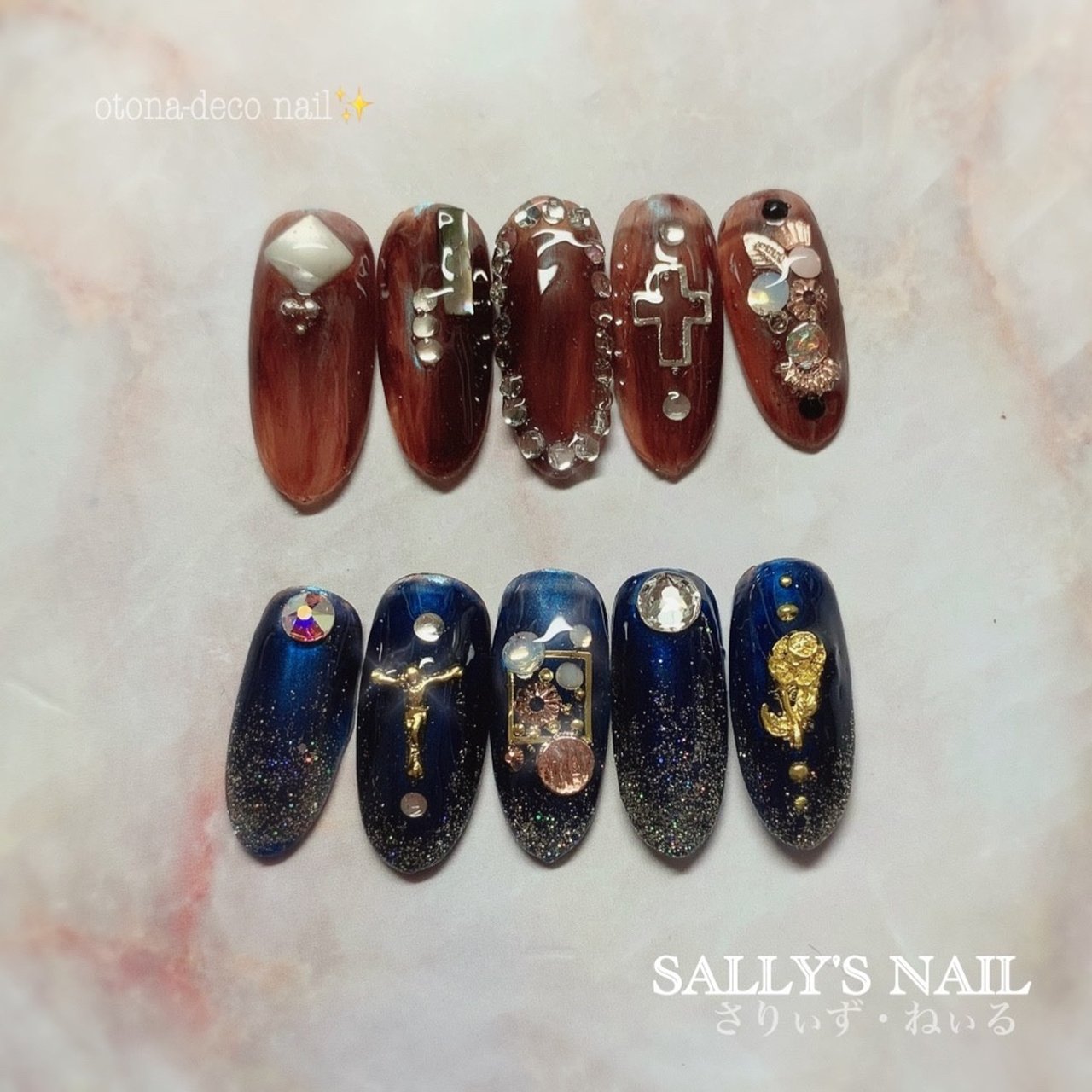 冬 お正月 クリスマス 女子会 ハンド 岡崎市ネイルサロンsally S Nail さりぃず ねぃる リサのネイルデザイン No 604 ネイルブック