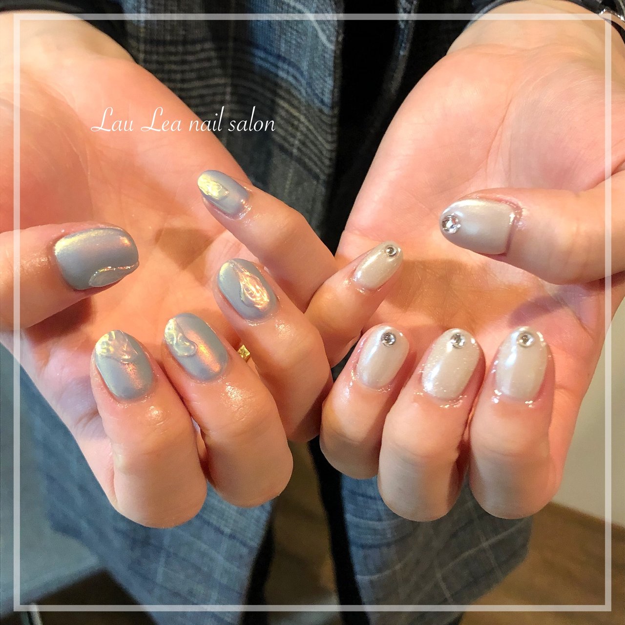 冬 オールシーズン デート 女子会 ハンド Lau Lea Nail Salonのネイルデザイン No ネイルブック