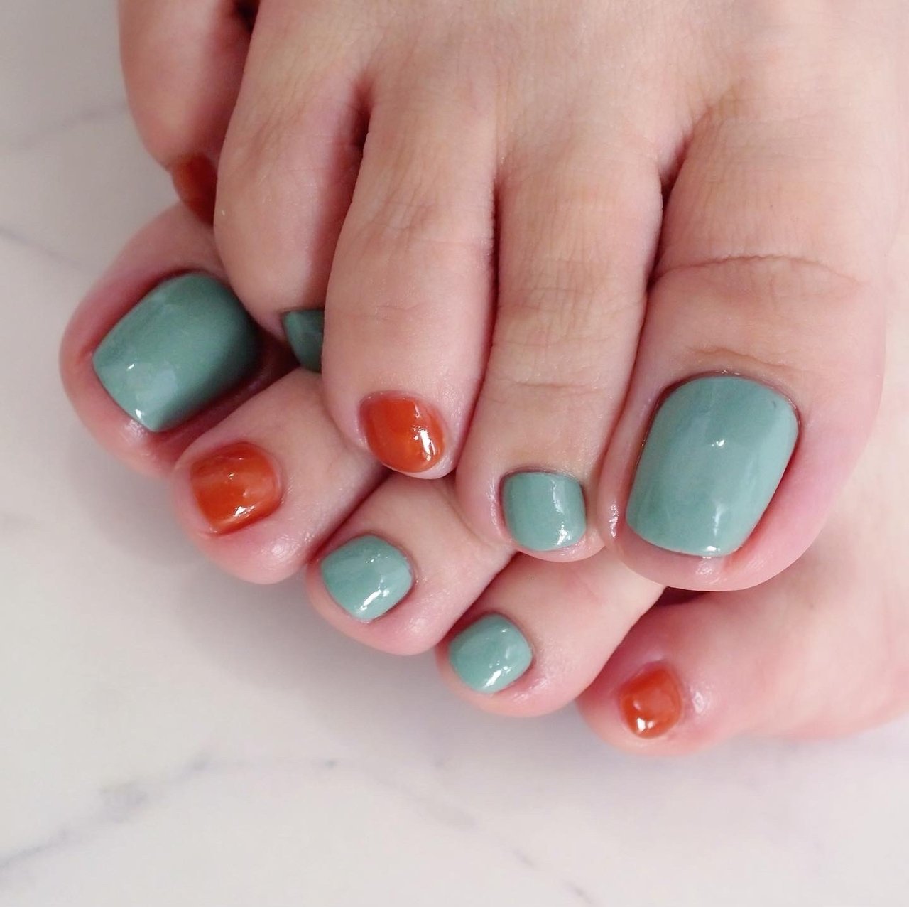 フット Muguet Nailsのネイルデザイン No ネイルブック