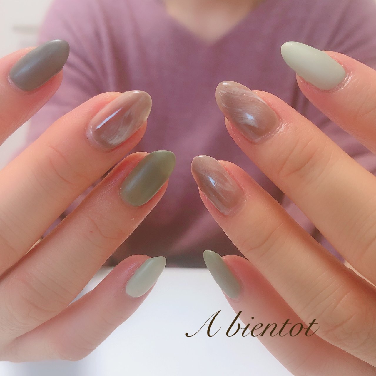 京都伏見abientotprivatenailsalon カルジェル専門ネイルサロンのネイルデザイン No ネイルブック