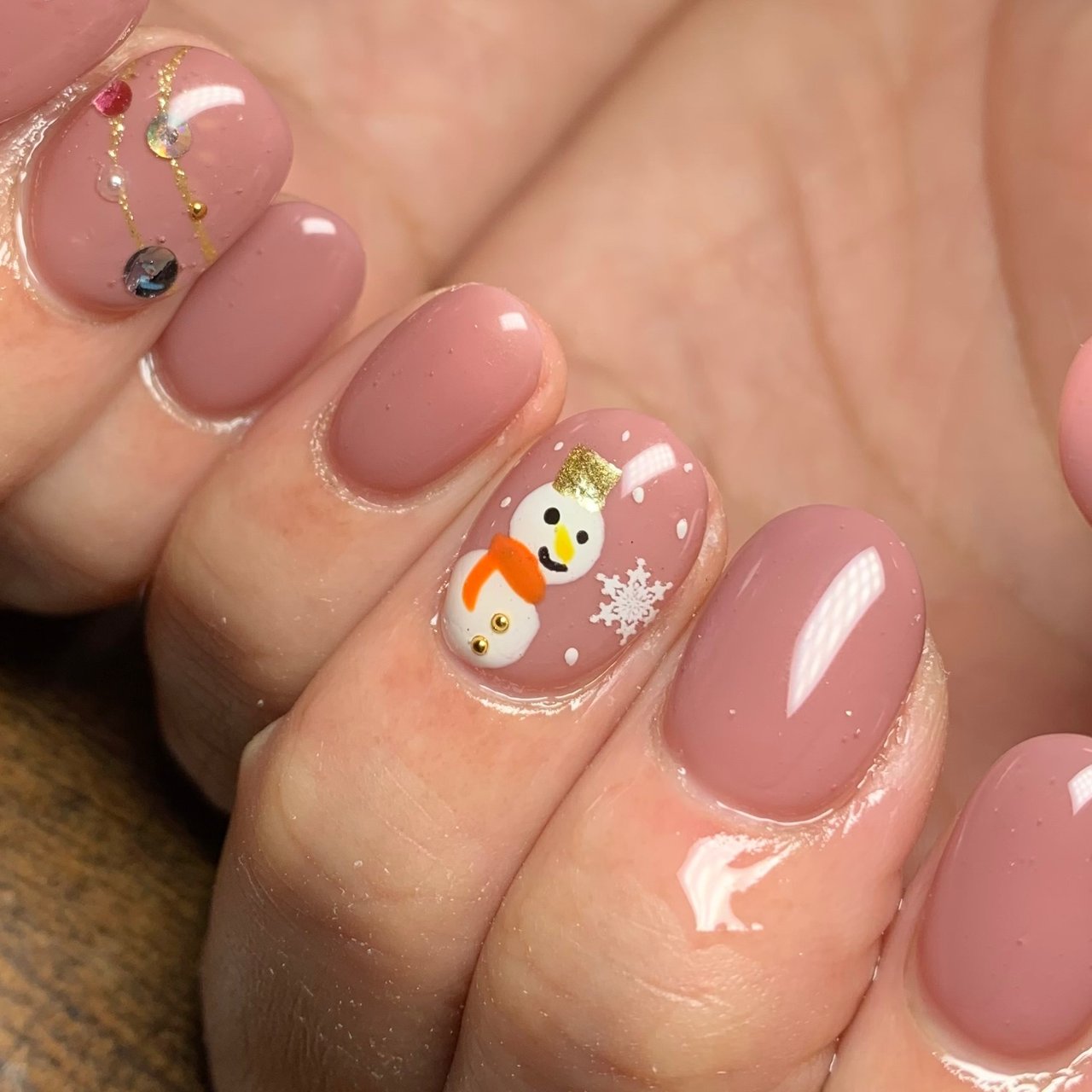 冬 お正月 クリスマス ハンド シンプル M S Nail エムズネイルのネイルデザイン No ネイルブック